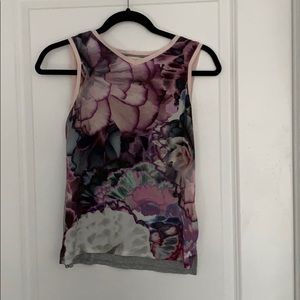 Ted Baker mixed media tank - Ted size 0